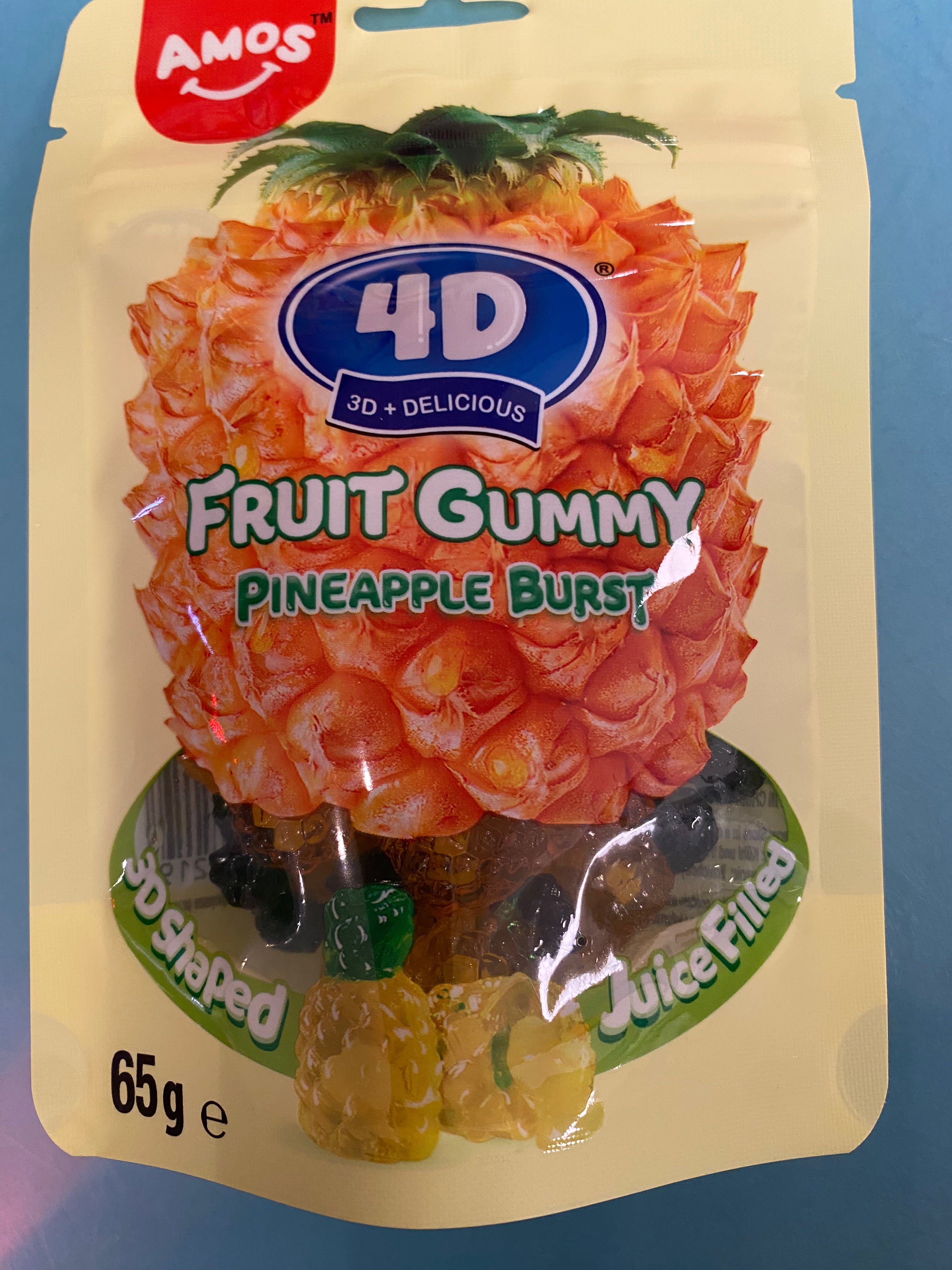 Fruit 4D Gummy pineapple