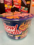 Bowl noodles spicy