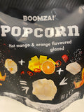 Popcorn med mango og appelsin