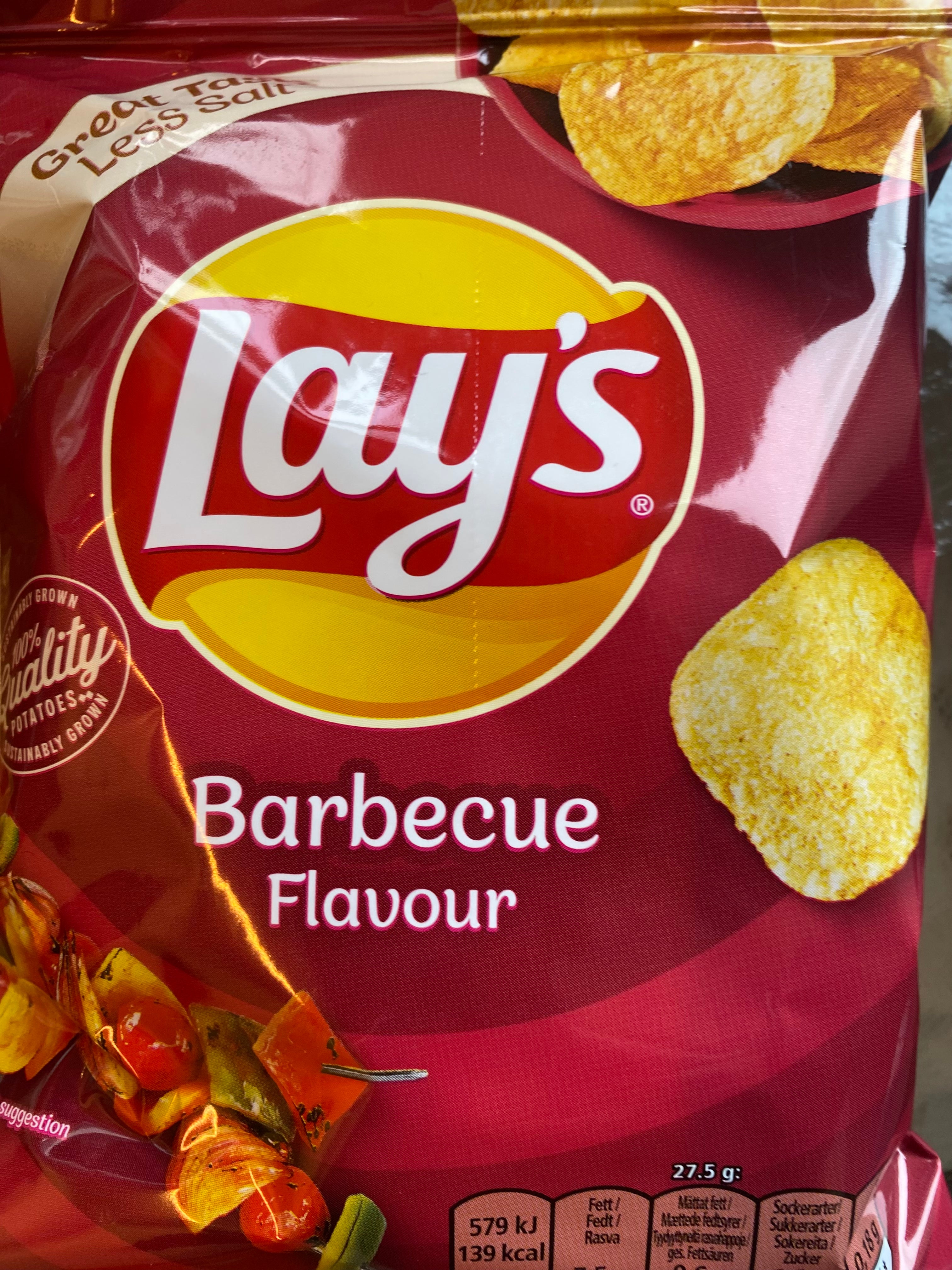 Lays barbeque chips