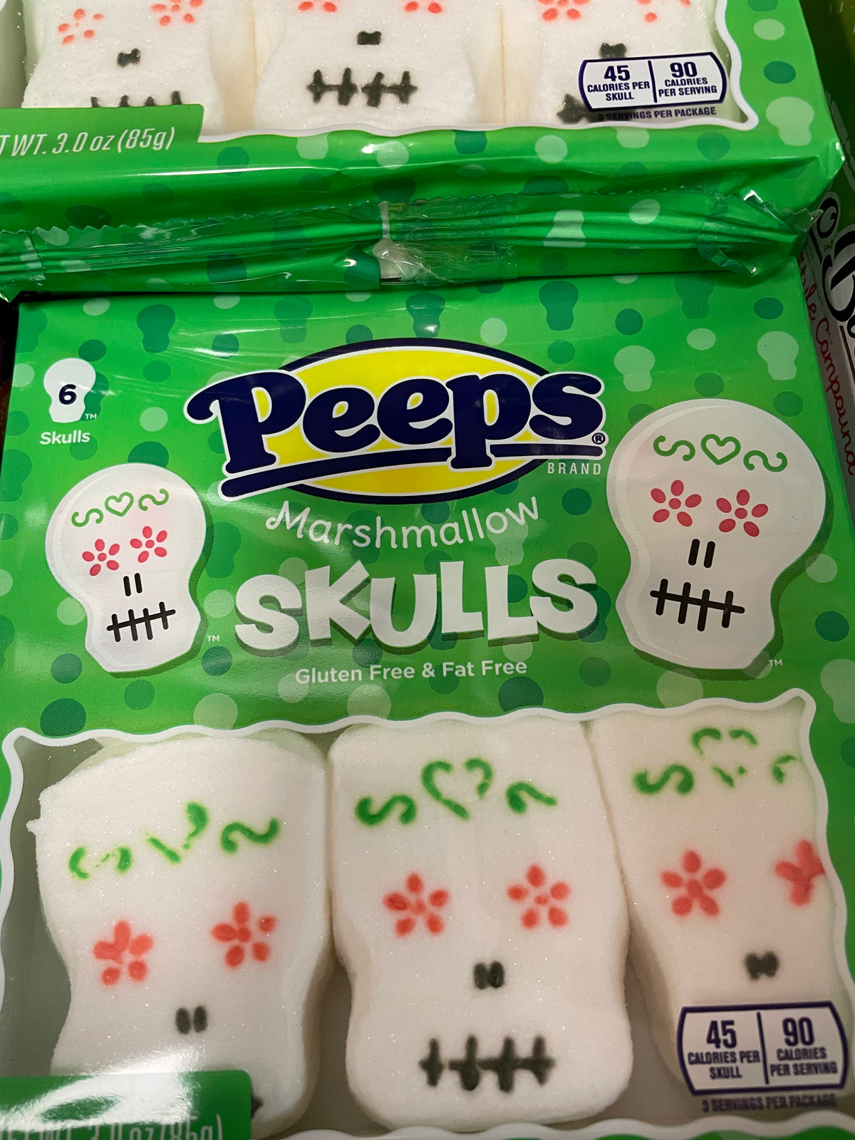 Peeps skulls 4pk