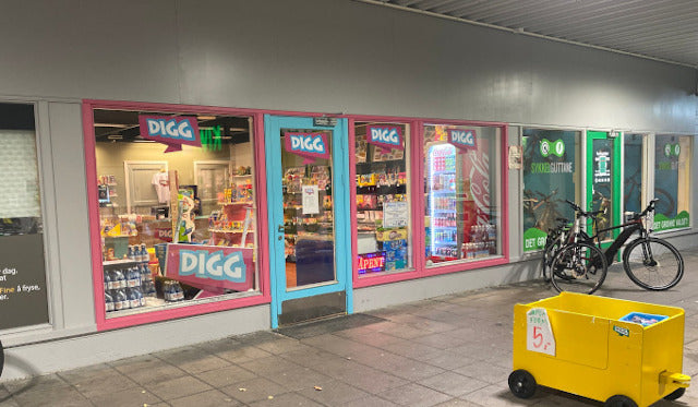 Digg-butikken på Hånes senter